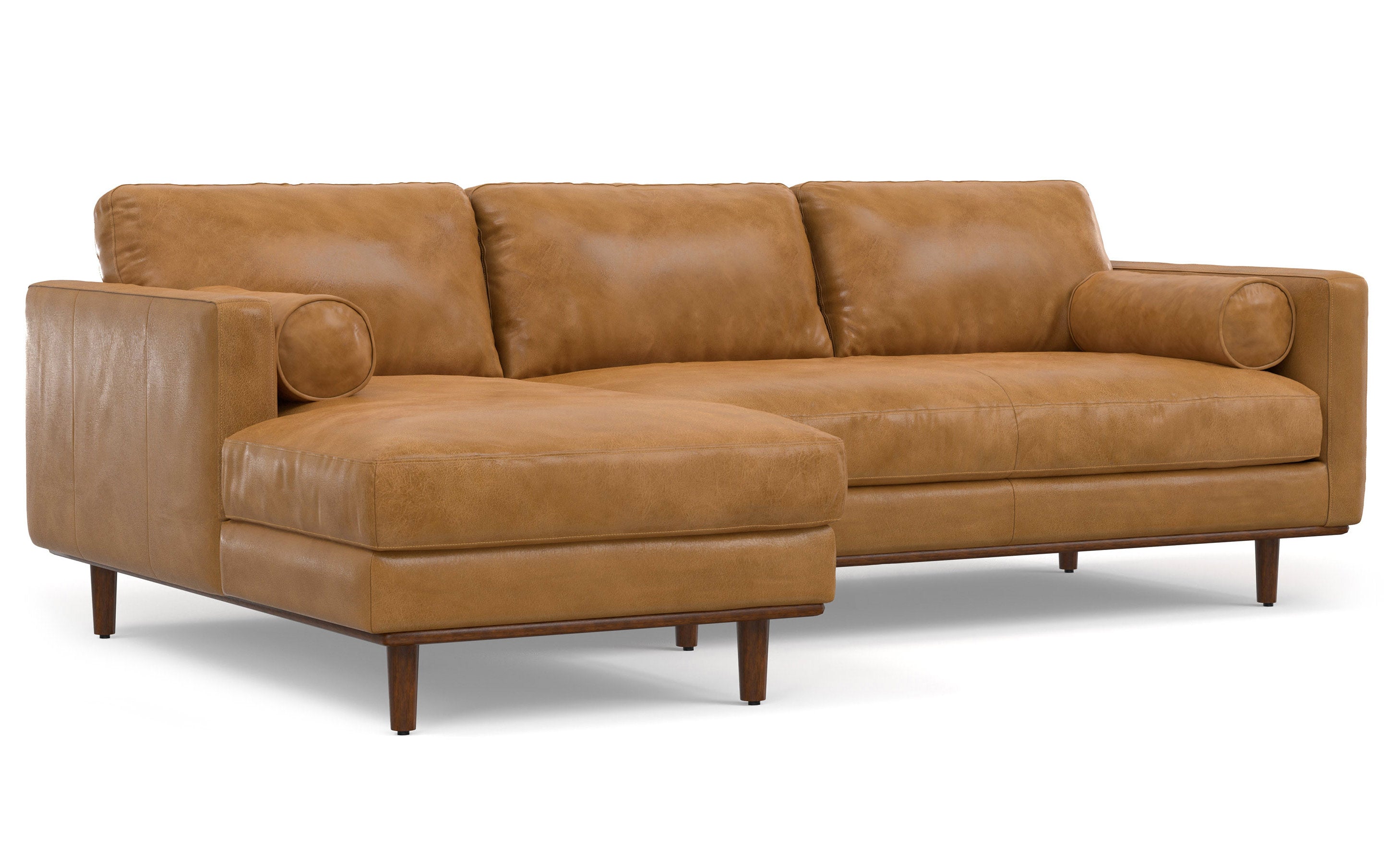 Morrison Left Sectional Sofa in Genuine Leather