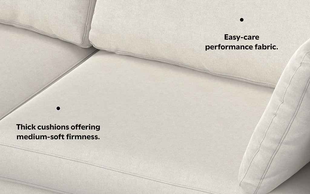 Ava 90 inch Mid Century Sofa