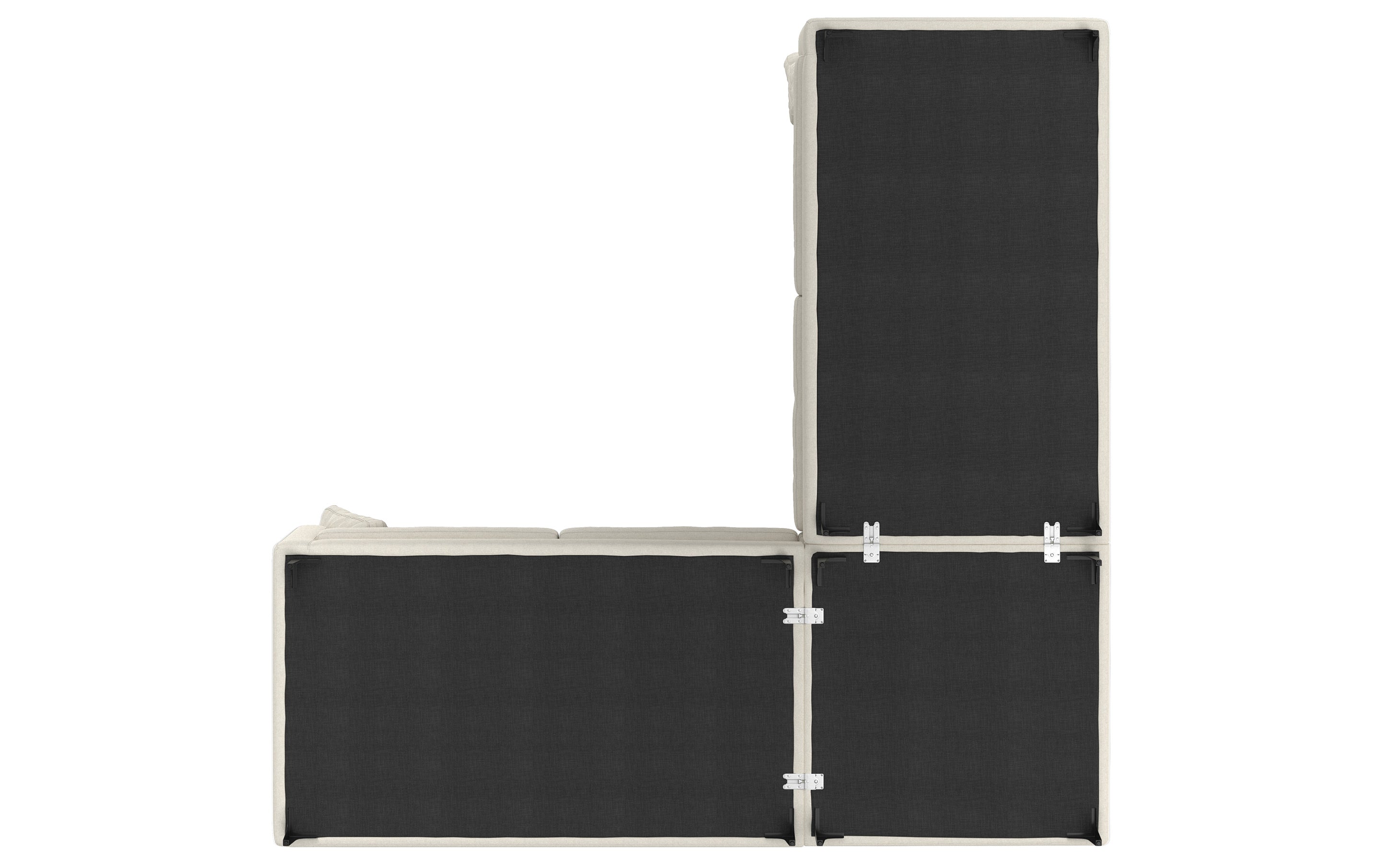 Ava Mid Century Corner Sectional Sofa