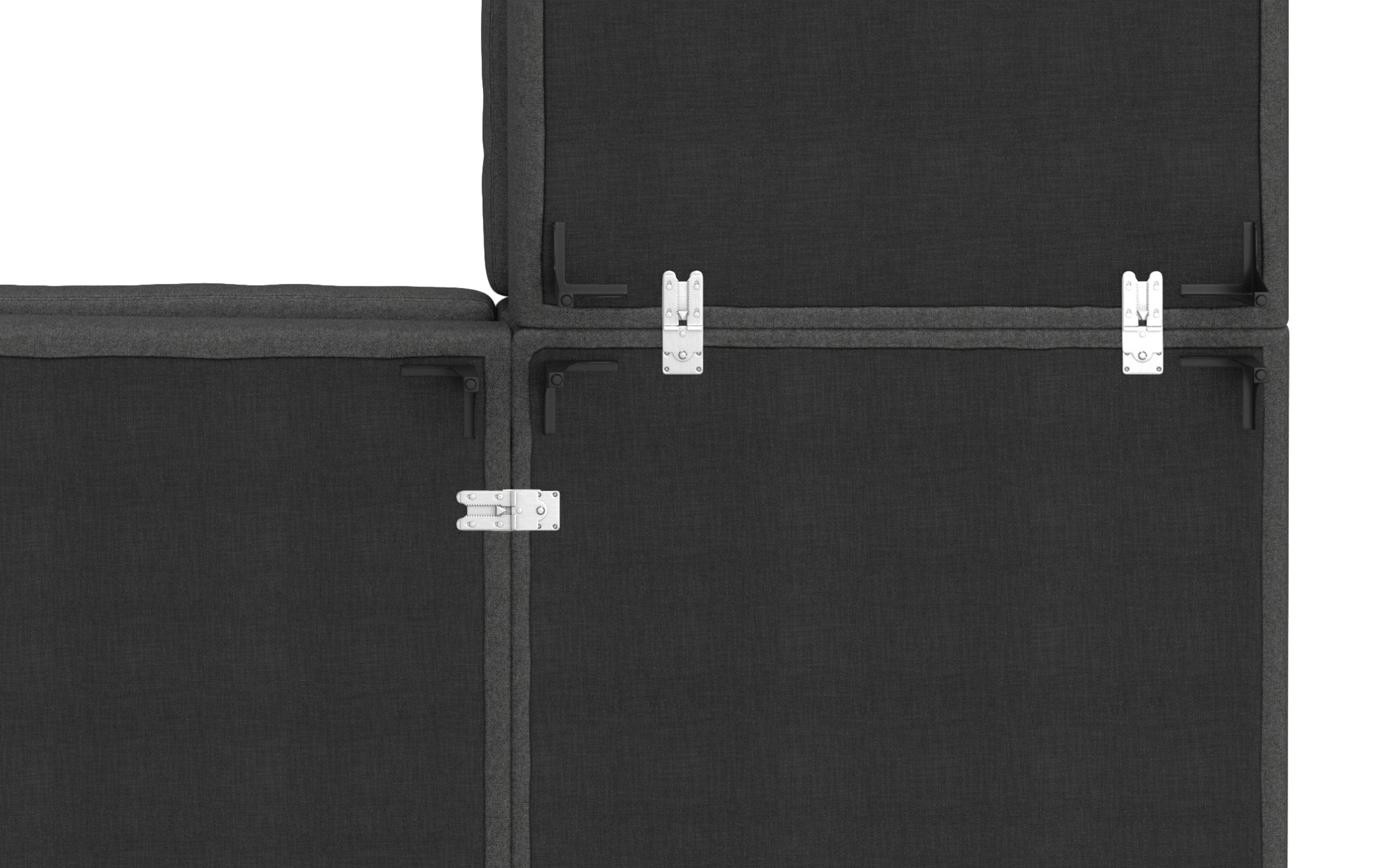 Ava Mid Century Corner Sectional Sofa