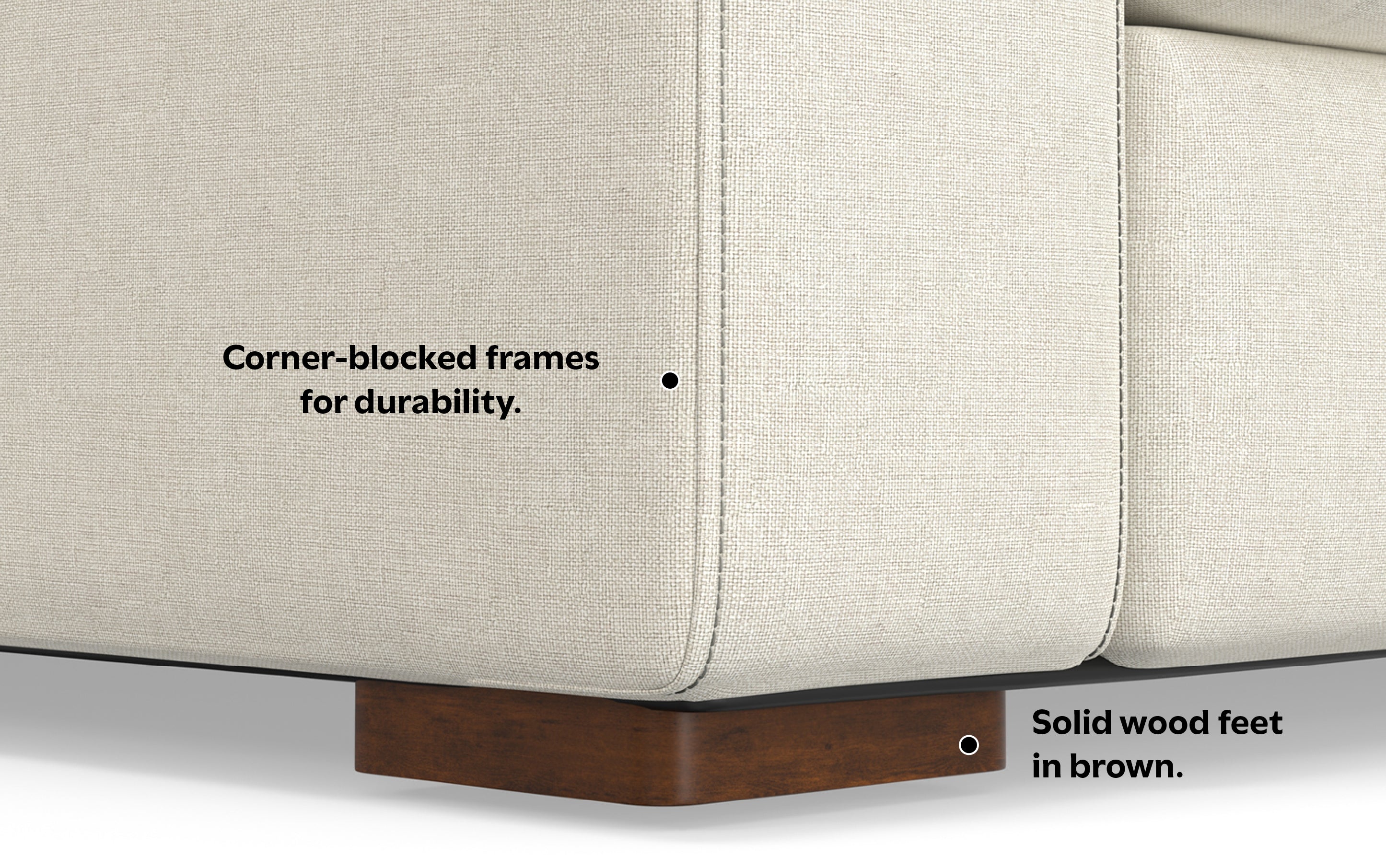 Charlie 96 inch Deep Seater Sofa