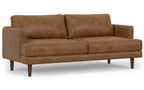 Livingston 76 inch Sofa in Genuine Leather