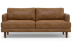 Livingston 76 inch Sofa in Genuine Leather