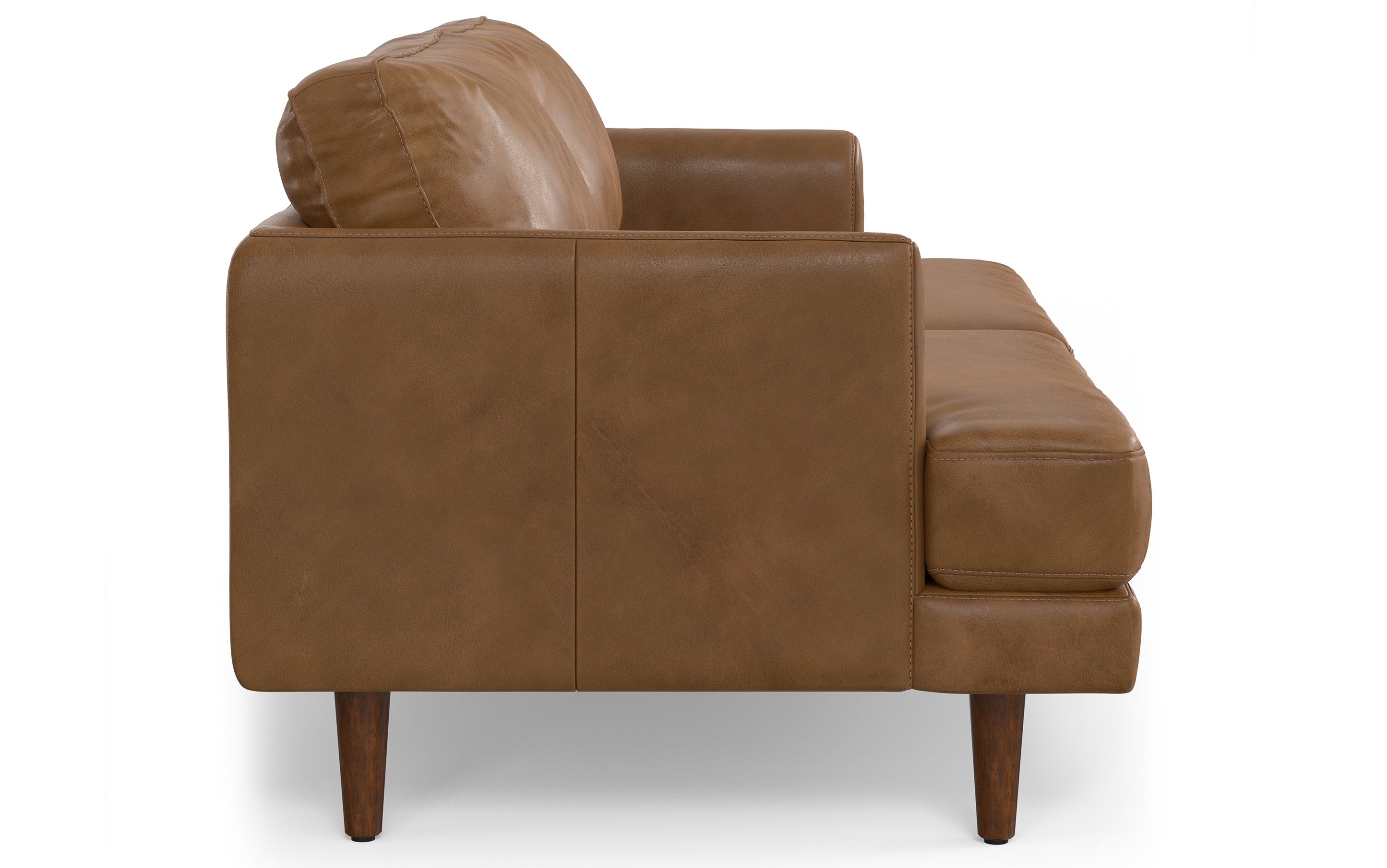 Livingston 76 inch Sofa in Genuine Leather