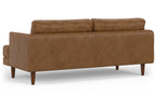 Livingston 76 inch Sofa in Genuine Leather