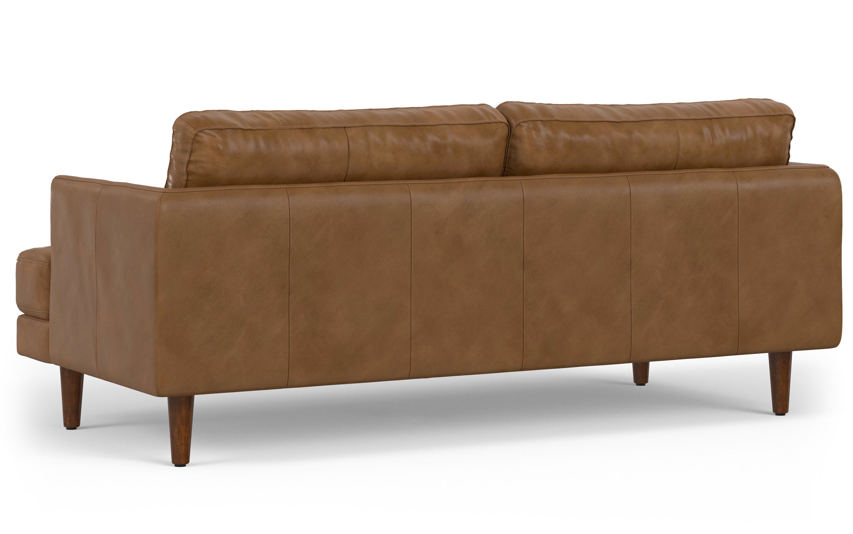 Livingston 76 inch Sofa in Genuine Leather