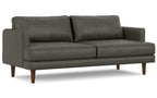 Livingston 76 inch Sofa in Genuine Leather