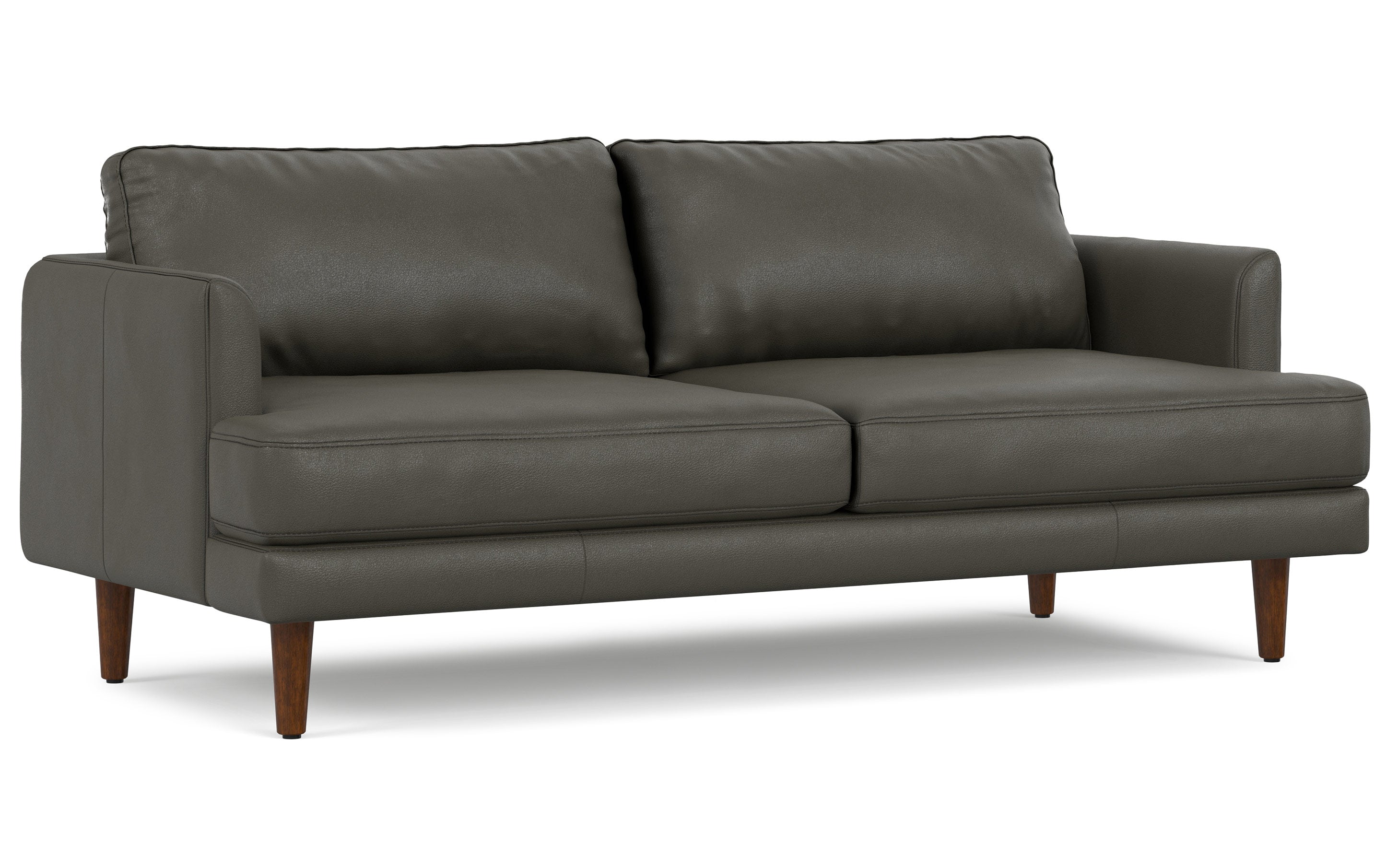 Livingston 76 inch Sofa in Genuine Leather