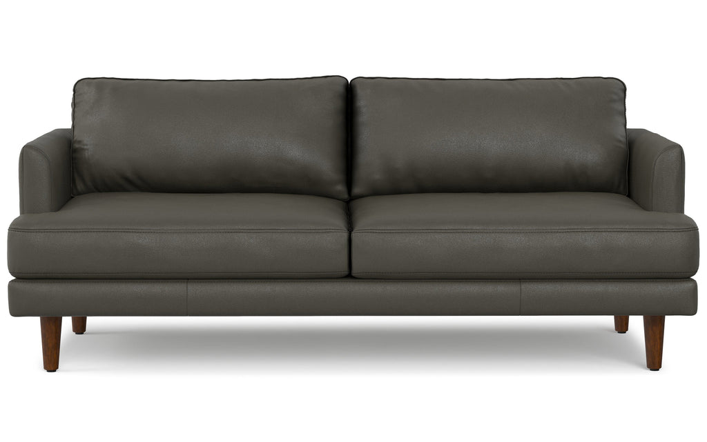 Livingston 76 inch Sofa in Genuine Leather
