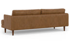 Livingston 90 inch Sofa in Genuine Leather