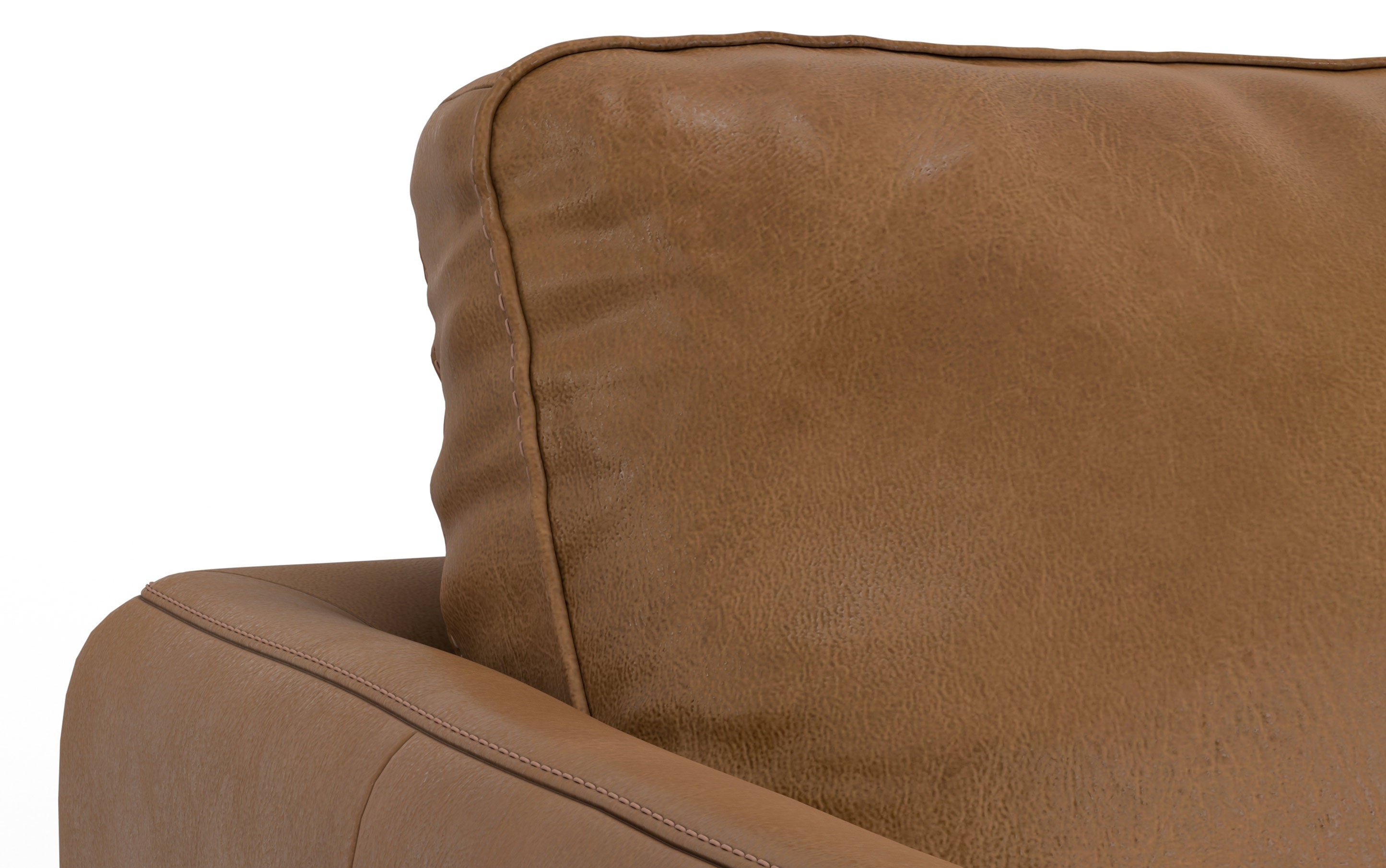 Livingston 90 inch Sofa in Genuine Leather