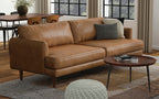 Livingston 90 inch Sofa in Genuine Leather