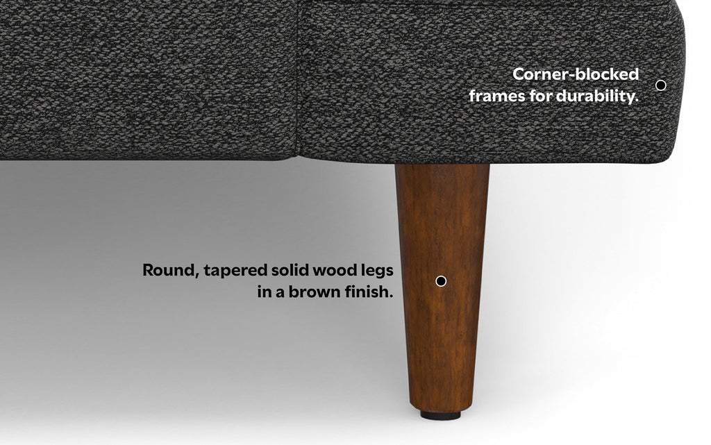 Livingston 90 inch Sofa in Woven-Blend Fabric