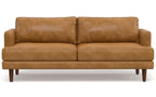 Livingston 76 inch Sofa in Genuine Leather