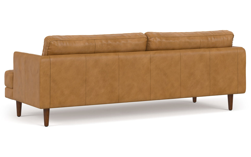 Livingston 90 inch Sofa in Genuine Leather