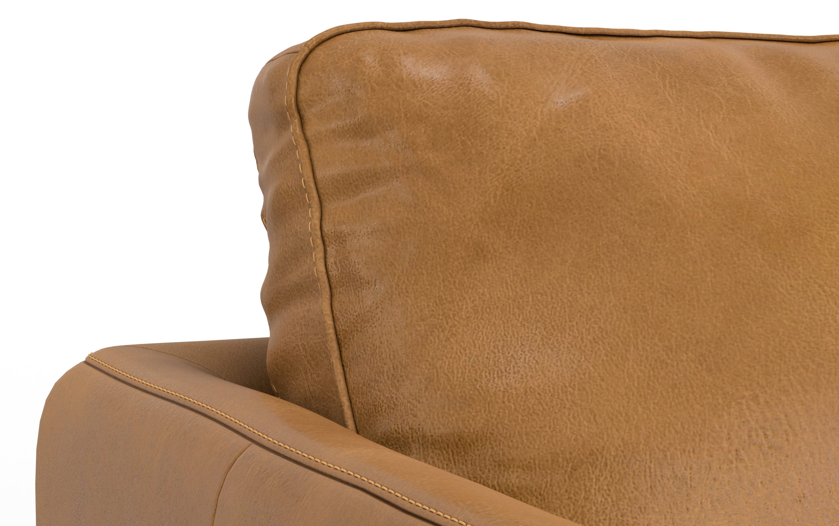 Livingston 90 inch Sofa in Genuine Leather