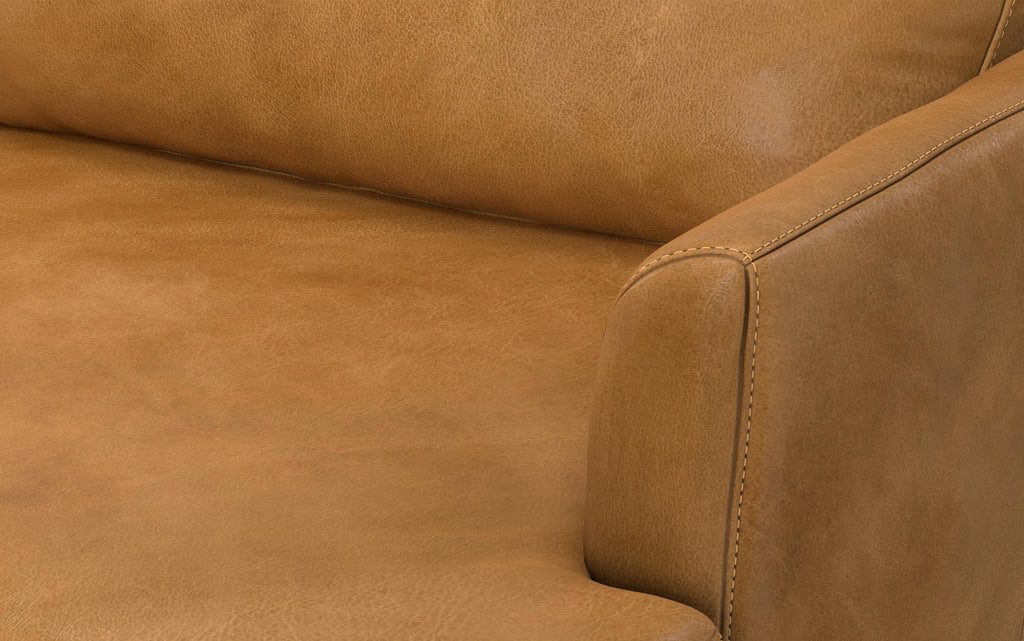 Livingston 90 inch Sofa in Genuine Leather