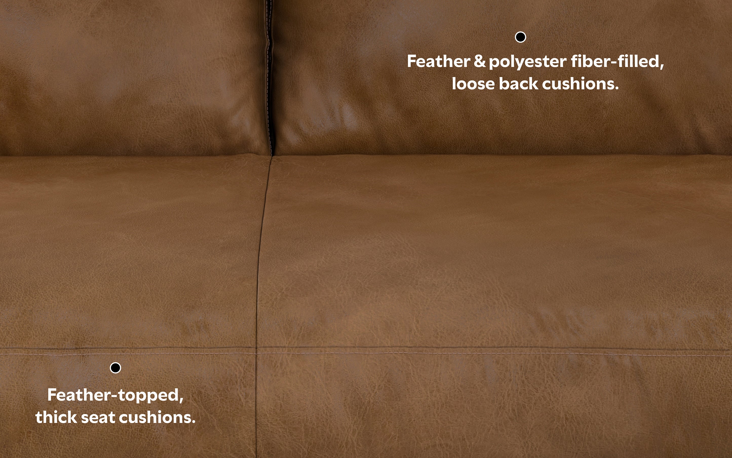 Morrison 72 inch Sofa in Genuine Leather
