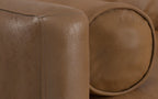 Morrison 72 inch Sofa in Genuine Leather