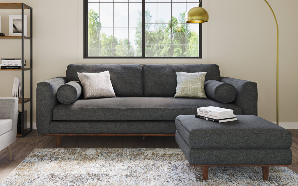 Morrison 72 inch Sofa in Woven-Blend Fabric