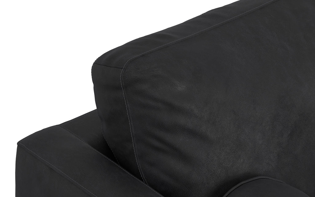 Morrison 72 inch Sofa in Genuine Leather