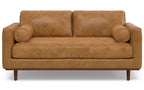 Morrison 72 inch Sofa in Genuine Leather