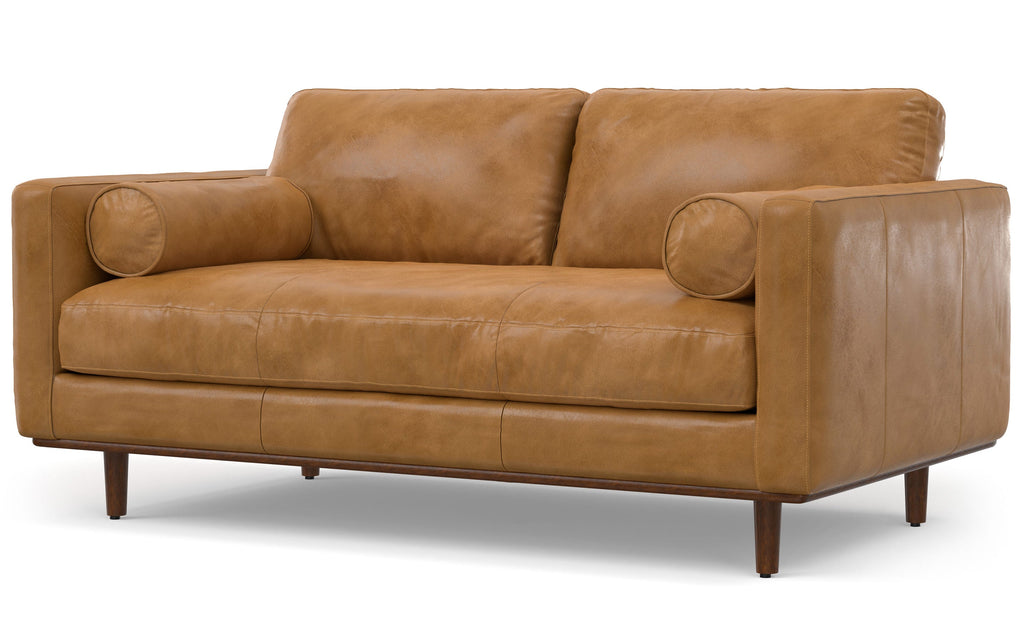 Morrison 72 inch Sofa in Genuine Leather