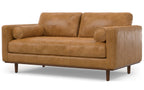 Morrison 72 inch Sofa in Genuine Leather