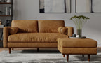 Morrison 72 inch Sofa in Genuine Leather