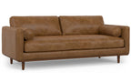 Morrison 89 inch Sofa in Genuine Leather