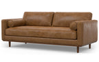 Morrison 89 inch Sofa in Genuine Leather