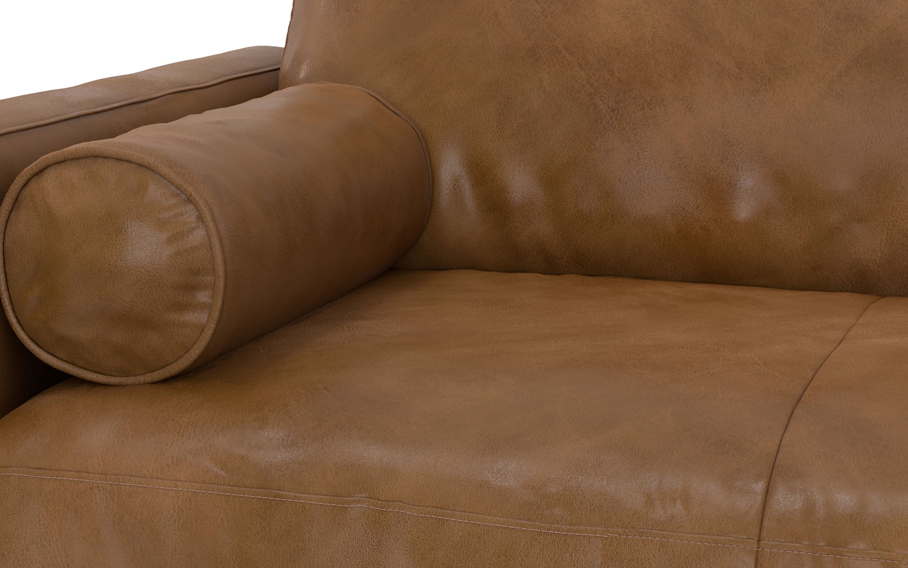 Morrison 89 inch Sofa in Genuine Leather
