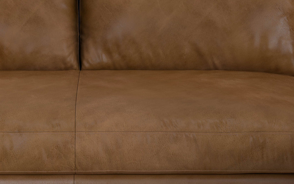 Morrison 89 inch Sofa in Genuine Leather