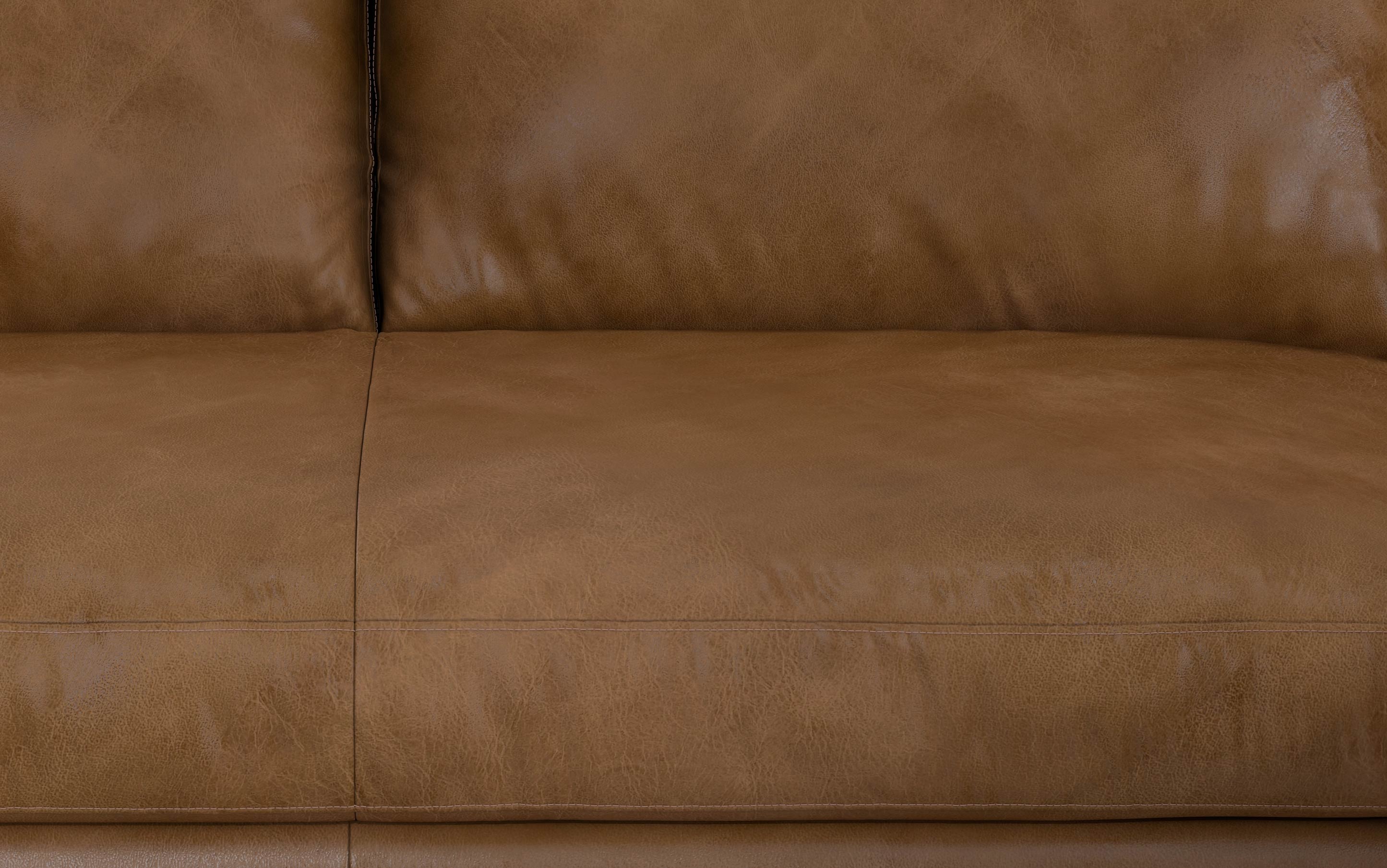 Morrison 89 inch Sofa in Genuine Leather