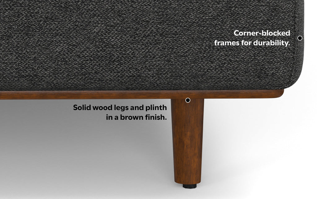 Morrison 89 inch Sofa in Woven-Blend Fabric