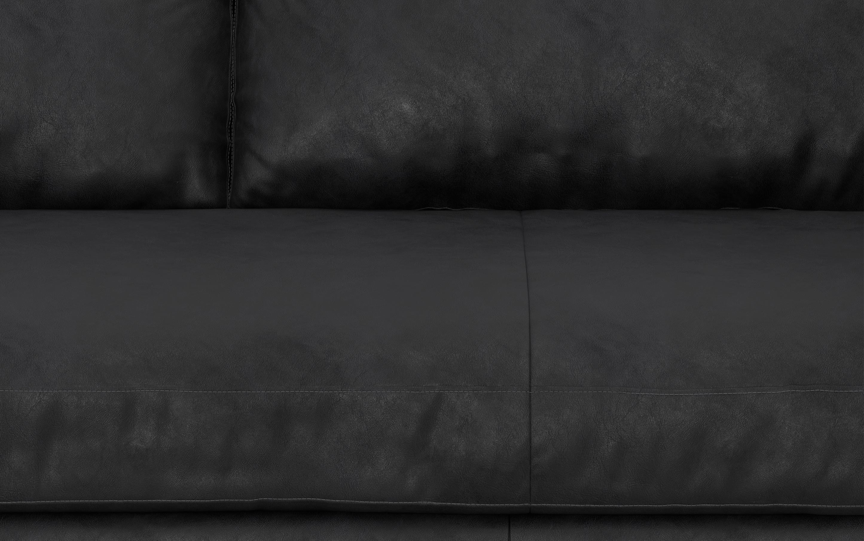 Morrison 89 inch Sofa in Genuine Leather