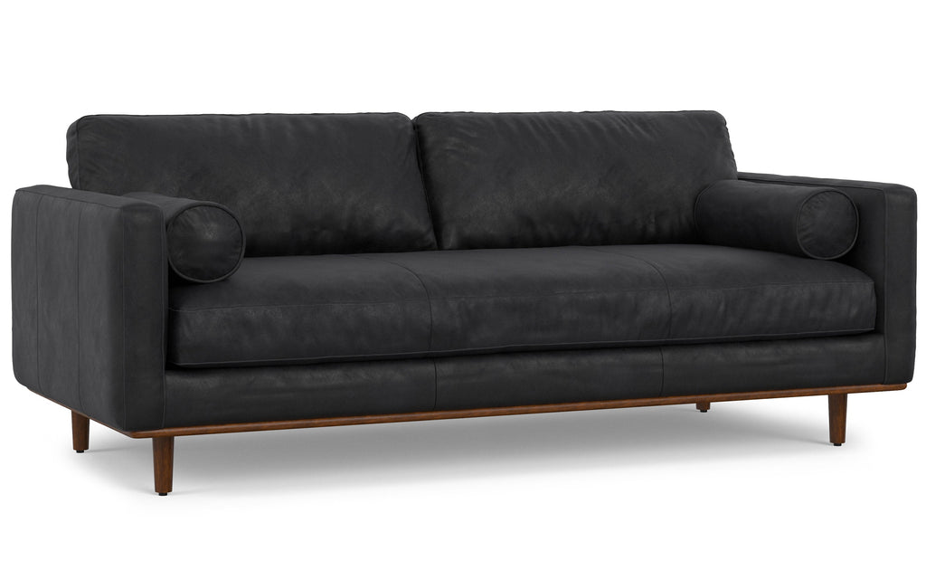 Morrison 89 inch Sofa in Genuine Leather