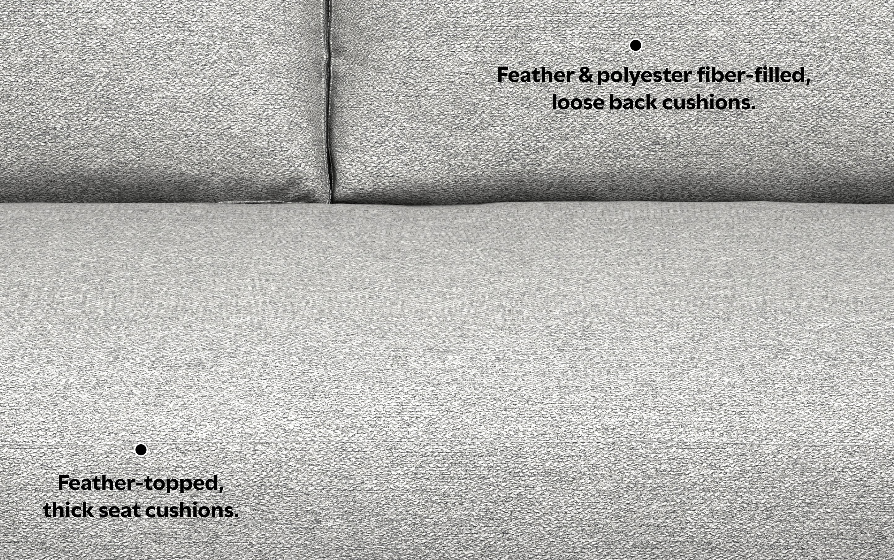 Morrison 89 inch Sofa in Woven-Blend Fabric