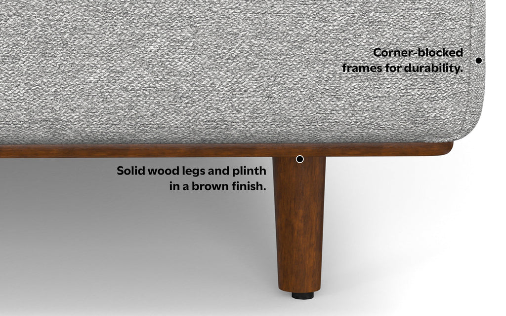 Morrison 89 inch Sofa in Woven-Blend Fabric