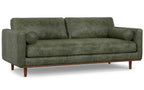 Morrison 89 inch Sofa in Genuine Leather
