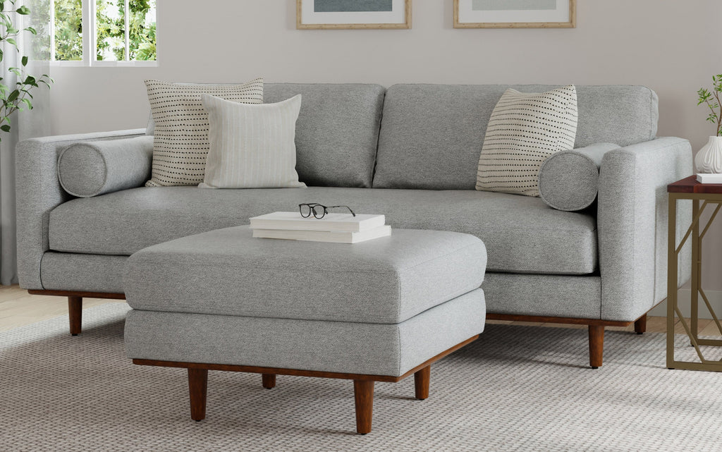 Morrison 89 inch Sofa in Woven-Blend Fabric
