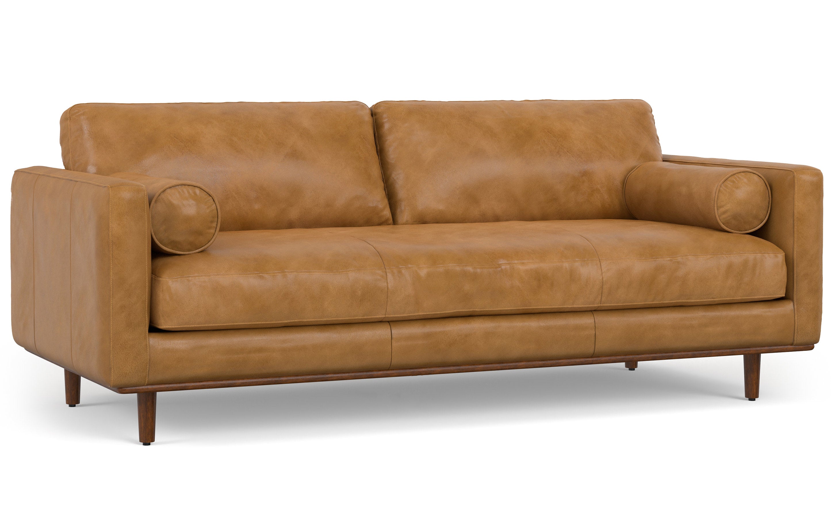 Morrison 89 inch Sofa in Genuine Leather