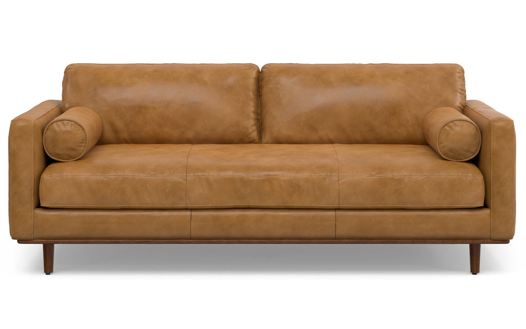 Morrison 89 inch Sofa in Genuine Leather