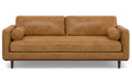 Morrison 89 inch Sofa in Genuine Leather