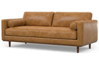 Morrison 89 inch Sofa in Genuine Leather