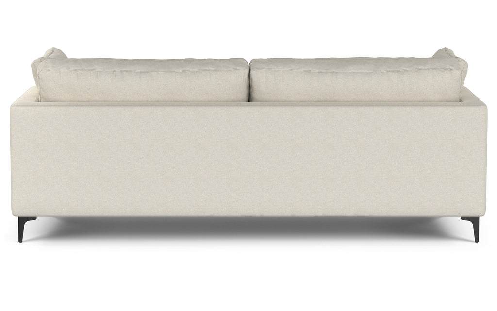 Ava 90 inch Mid Century Sofa with Ottoman Set