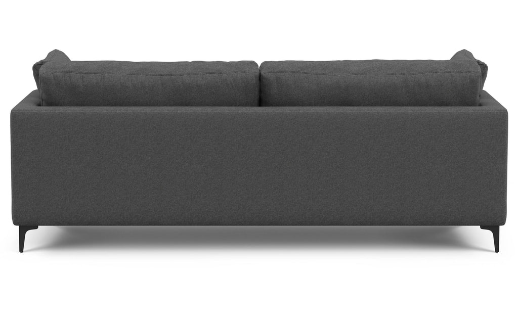 Ava 90 inch Mid Century Sofa with Ottoman Set