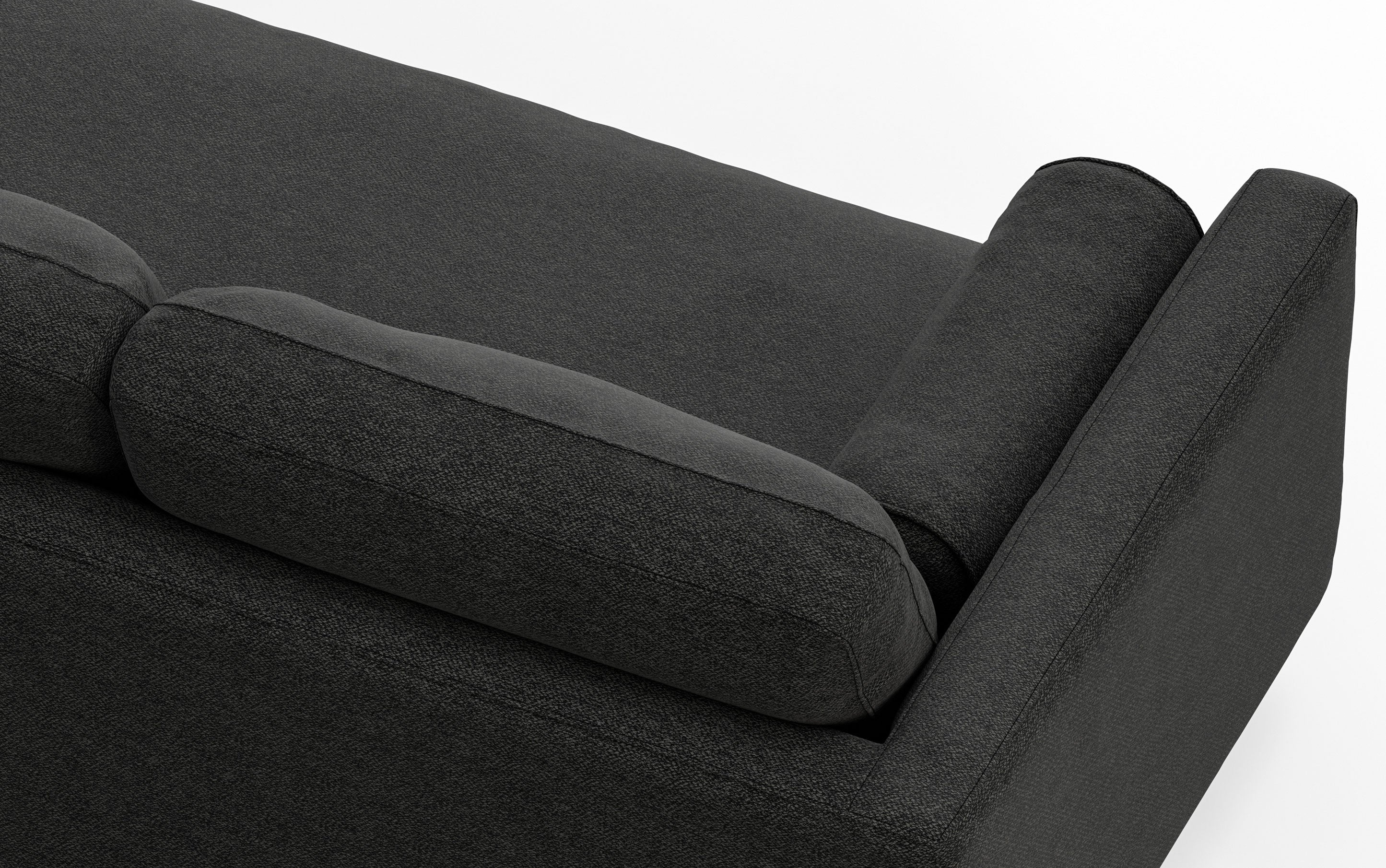 Morrison 72-inch Sofa and Ottoman Set in Woven-Blend Fabric