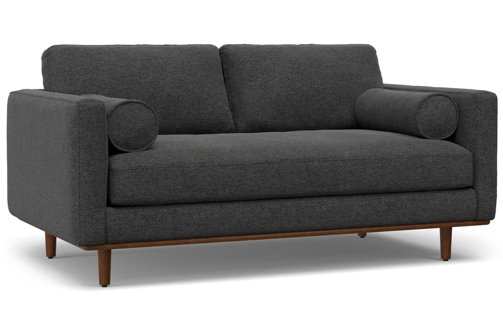 Morrison 72-inch Sofa and Ottoman Set in Woven-Blend Fabric