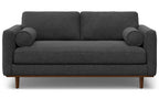 Morrison 72-inch Sofa and Ottoman Set in Woven-Blend Fabric